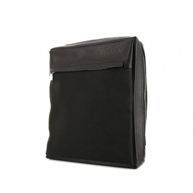 Louis Vuitton Sayan shoulder bag in black canvas and black leather