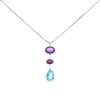 H. Stern necklace in white gold, amethyst, tourmaline and topaz - 00pp thumbnail