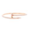 Cartier Juste un clou bracelet in pink gold and diamonds, size 17 - 00pp thumbnail