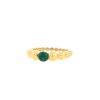 Van Cleef & Arpels Perlée ring in pink gold and malachite - 00pp thumbnail