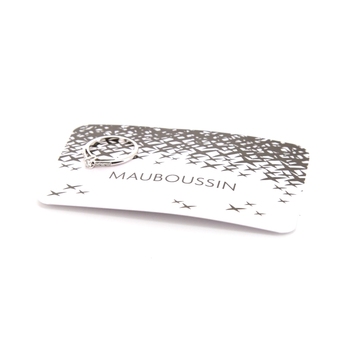 Mauboussin Tu es le sel de ma vie #1 ring in white gold and diamonds - Detail D2