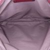 Bottega Veneta Messenger shoulder bag in burgundy braided leather - Detail D2 thumbnail