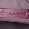 Bottega Veneta Messenger shoulder bag in burgundy braided leather - Detail D3 thumbnail