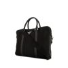 Prada briefcase in black canvas and black leather - 00pp thumbnail