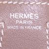 Sac porté épaule Hermes Lindy en toile beige et cuir Swift étoupe - Detail D3 thumbnail