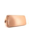 Alaïa Mina shopping bag in nude leather - Detail D4 thumbnail