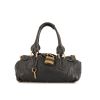 Chloé Paddington handbag in grey grained leather - 360 thumbnail