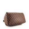 Bolso de mano Louis Vuitton Speedy 30 en lona a cuadros marrón y cuero marrón - Detail D4 thumbnail