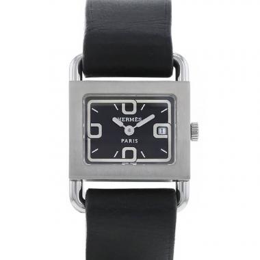 Orologio Hermes Barenia in acciaio Ref :  BA1.210 Circa  1990