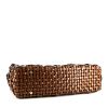 Dior shopping bag in brown braided leather - Detail D4 thumbnail