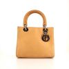 Dior Lady Dior medium model handbag in brown leather cannage - 360 thumbnail