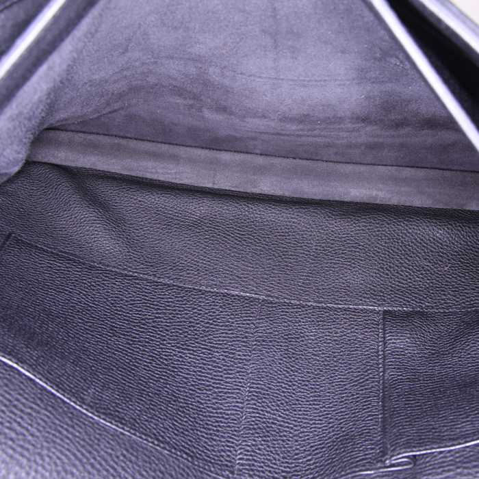 Hermès Sac à dépêches briefcase in black togo leather - Detail D2