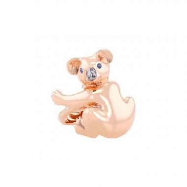Bague Boucheron Koala en or rose et saphirs Bague Boucheron Koala en or rose et saphirs