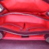 Celine Vintage shoulder bag in burgundy grained leather - Detail D2 thumbnail