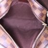 Bolso bandolera Louis Vuitton Olav en lona a cuadros ébano y cuero esmaltado marrón - Detail D2 thumbnail