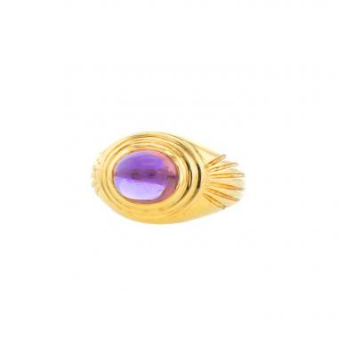 Boucheron Jaipur ring in yellow gold and amethyst Boucheron Jaipur ring in yellow gold and amethyst