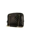 Chanel Vintage handbag in black quilted leather - 00pp thumbnail