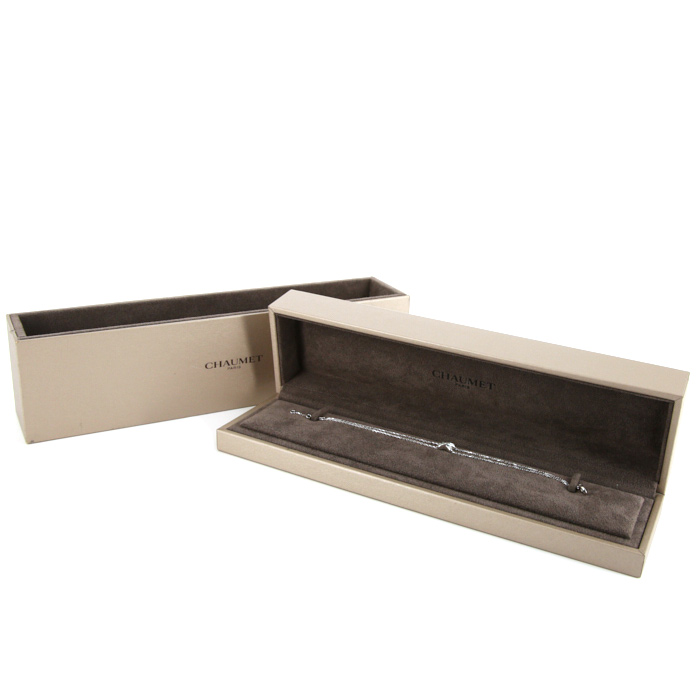 Bracciale Chaumet Jeux de Liens in oro bianco e diamanti - Detail D2