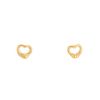 Tiffany & Co Open Heart small earrings in yellow gold - 00pp thumbnail