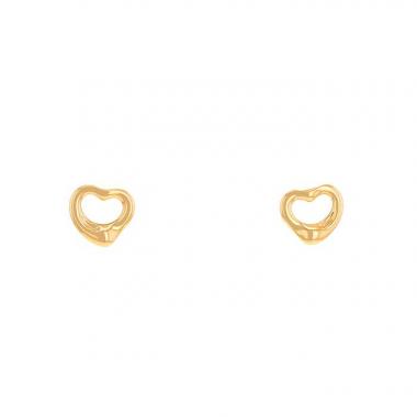 Pendientes Tiffany 
Co Open Heart en oro amarillo