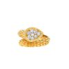 Boucheron Serpent Bohème ring in yellow gold and diamonds - 00pp thumbnail
