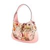 Gucci Jackie handbag in pink canvas and pink leather - 00pp thumbnail