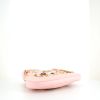 Bolso de mano Gucci Jackie en lona rosa y cuero rosa - Detail D4 thumbnail