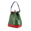 Louis Vuitton Noé handbag in blue, red and green epi leather - 00pp thumbnail