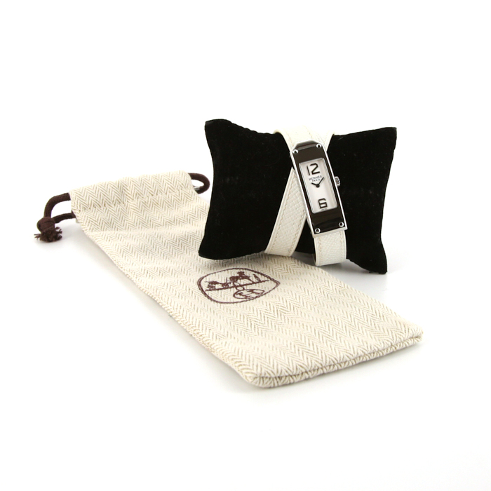 Orologio Hermes Kelly 2 wristwatch in acciaio Ref :  KT1.210 Circa  2000