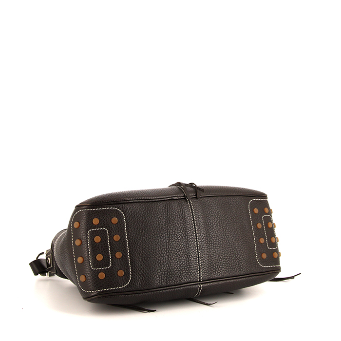 Borsa Tod's Vintage in pelle marrone - Detail D4
