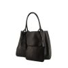 Gucci Vintage shopping bag in black leather - 00pp thumbnail