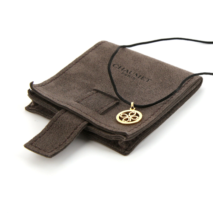 Pendentif Chaumet Accroche Coeur en or jaune - Detail D2