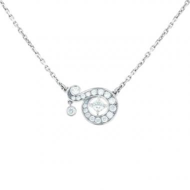 Collier Van Cleef & Arpels Nid du Paradis en or blanc et diamants