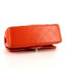 Chanel Timeless mini handbag in orange quilted leather - Detail D4 thumbnail