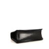 Borsa a tracolla Dior Diorama in pelle verniciata nera - Detail D5 thumbnail