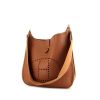 Hermes Evelyne large model shoulder bag in gold epsom leather - 00pp thumbnail