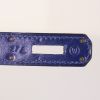 Borsa Hermès Kelly 28 cm in pelle box blu Zaffiro - Detail D5 thumbnail