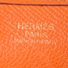 Hermes Evelyne large model shoulder bag in orange epsom leather - Detail D3 thumbnail