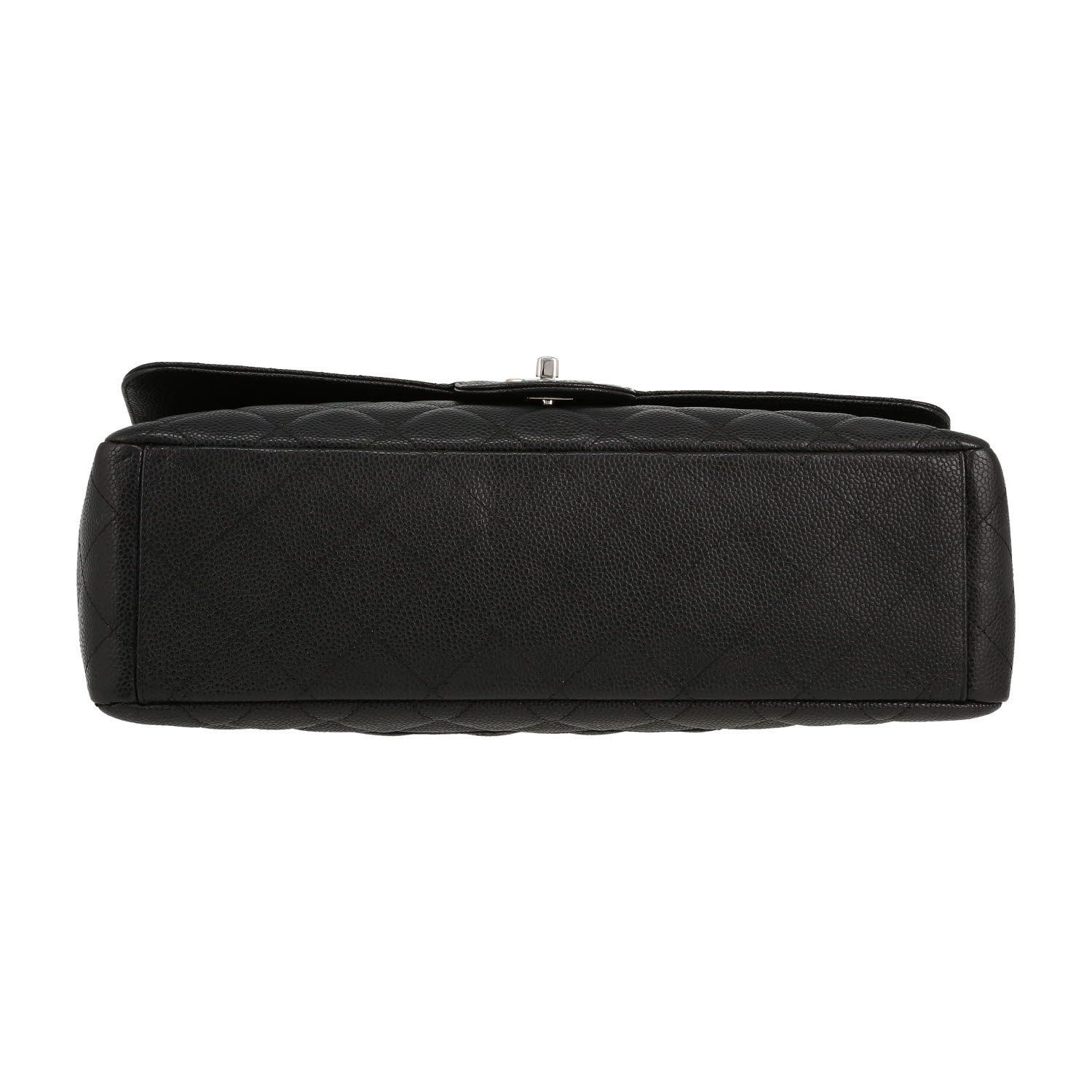 Borsa Chanel  Timeless Maxi Jumbo in pelle martellata e trapuntata nera - Detail D1