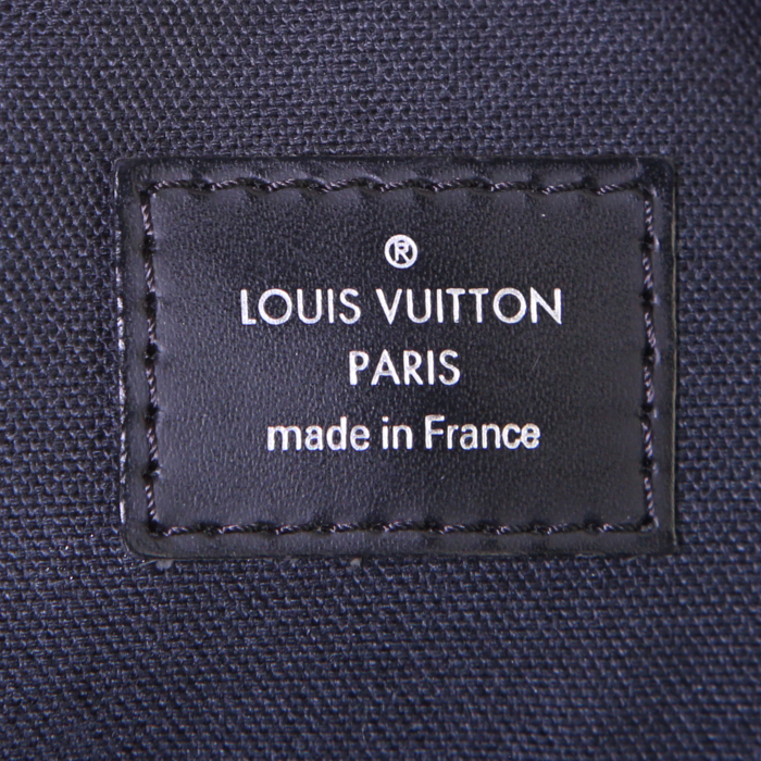 Sac à main Louis Vuitton Skyline en toile damier graphite grise - Detail D4