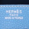 Bolso de mano Hermes Birkin 35 cm en cuero taurillon clémence azul - Detail D3 thumbnail