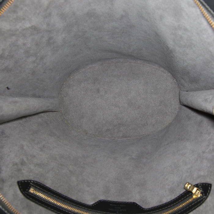 Sac cabas Louis Vuitton Saint Jacques grand modèle en cuir épi noir - Detail D2