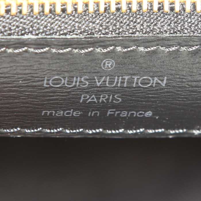 Sac cabas Louis Vuitton Saint Jacques grand modèle en cuir épi noir - Detail D3