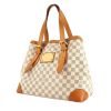 Louis Vuitton  Hampstead shopping bag  in azur damier canvas  and natural leather - 00pp thumbnail