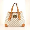 Louis Vuitton  Hampstead shopping bag  in azur damier canvas  and natural leather - 360 thumbnail