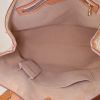 Sac cabas Louis Vuitton  Hampstead en toile damier azur et cuir naturel - Detail D2 thumbnail