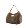 Borsa Louis Vuitton  Galliera in tela monogram marrone e pelle naturale - 00pp thumbnail