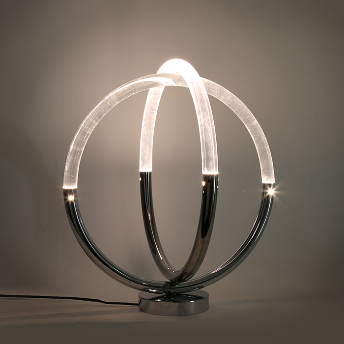 Yonel Lebovici, “Saturne” lamp, signed and numbered, of 1971 - Detail D1
