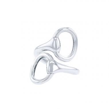 Sortija Hermès Mors en plata