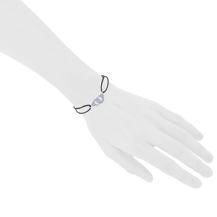 Dinh Van Menottes R8 bracelet in white gold - Detail D1